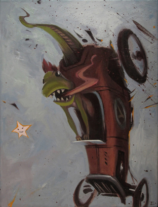 Illustration for article titled Mario Kart Never Looked This Wondrously Fearful And Insane